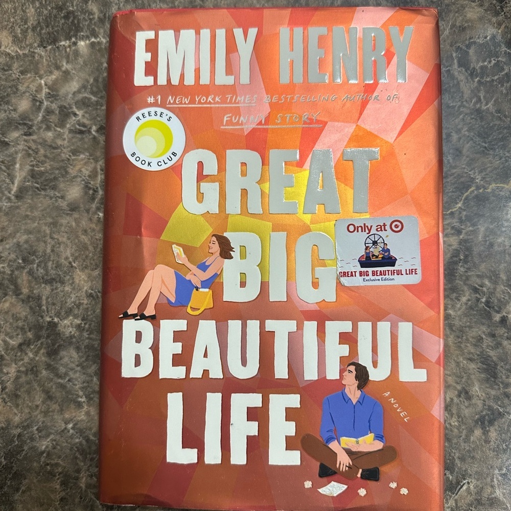 Great Big Beautiful Life by Emily Henry - Orange Cover